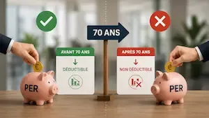 PER : les versements après 70 ans ne sont plus déductibles des impôts
