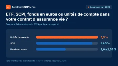 ETF, SCPI, Fonds euros ou unités de comptes dans votre contra d'assurance vie ?