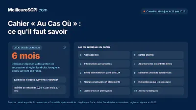 Cahier « Au Cas Où » : ce qu'il faut savoir