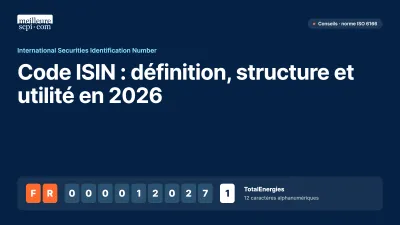 Code ISIN : définition, structure et utilité en 2026