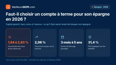 Faut-il choisir un compte à terme pour son épargne en 2026 ?