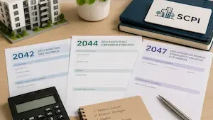 Formulaires Cerfa pour les SCPI : 2042, 2044 et 2047 – Guide complet 2026
