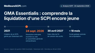 GMA Essentialis : comprendre la liquidation d’une SCPI encore jeune
