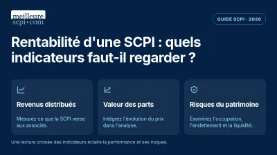 Rentabilité d'une SCPI : quels indicateurs faut-il regarder ?