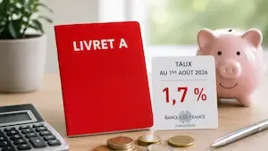 Taux du Livret A au 1er août 2026 : la Banque de France propose 1,7 %