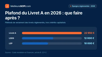 Livret A 2026 : plafond, taux, hausse à 30 000 € et alternatives