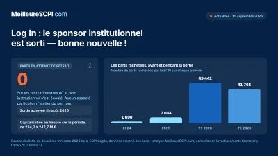 Log In : le sponsor institutionnel est sorti — bonne nouvelle !