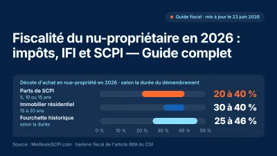 SCPI en nue-propriété : fiscalité du nu-propriétaire en 2026