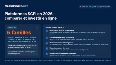 Plateformes SCPI en 2026 : comparer et investir en ligne
