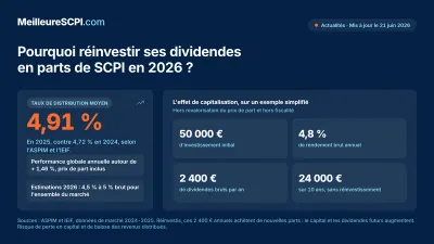 Réinvestir ses dividendes en SCPI en 2026 : le mode d’emploi