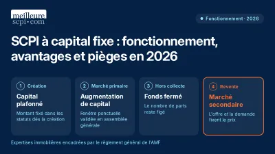 SCPI à capital fixe : fonctionnement, avantages et pièges en 2026