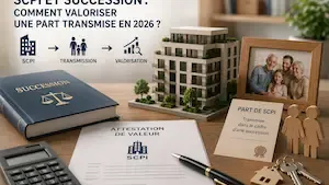SCPI et succession : comment valoriser une part transmise en 2026 ?