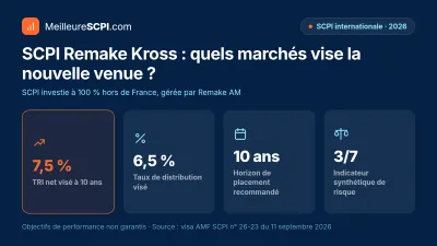 SCPI Remake Kross : Quels marchés vise la nouvelle venue ?