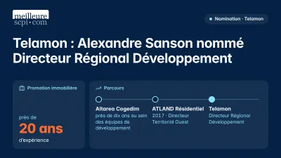 Telamon : Alexandre Sanson nommé Directeur Régional Développement