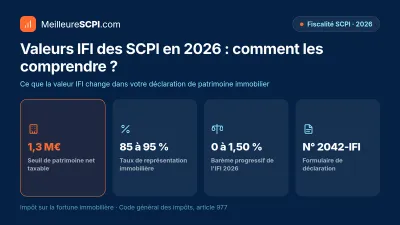 Valeurs IFI des SCPI en 2026 : comment les comprendre ?