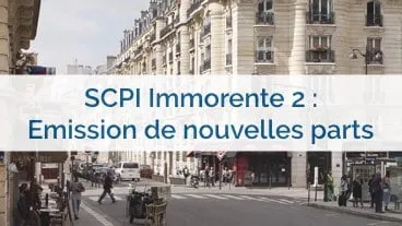Immorente 2 : majoration de l'augmentation de capital