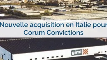 Corum effectue sa première acquisition en Italie