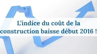 Baisse de l'ICC au 1T 2016