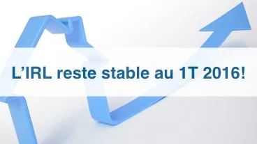 Stagnation de l'IRL au 1T 2016