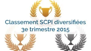 Classement des SCPI diversifiées au 3e trimestre 2015