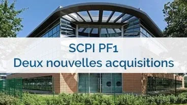 PF1 : la SCPI investit à Elancourt