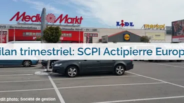 Actipierre Europe: une SCPI qui mérite d'être récompensée