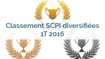 Classement du 1T 2016 des SCPI Diversifiées