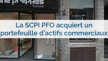 Nouveau portefeuille d'acquisitions pour PFO