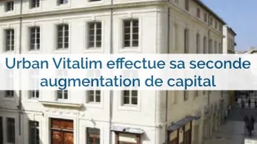 SCPI Urban Vitalim: seconde augmentation de capital