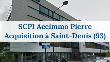 "Le Podium" acquis par la SCPI Accimmo Pierre