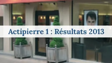 Actipierre 1 résultats 2013