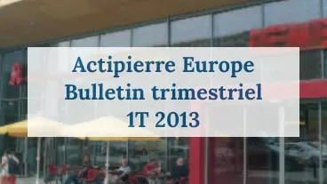 Actipierre Europe BT 1T 2013