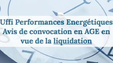 Perspective de liquidation d'une SCPI