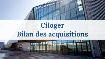 85 M€ investis en commerce pour Ciloger