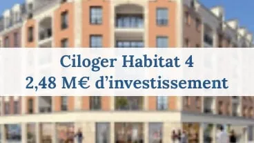 4ème acquisition pour Ciloger Habitat 4