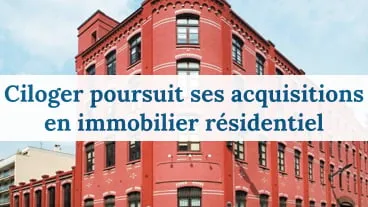 300 M€ investis par Ciloger en immobilier résidentiel