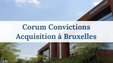 Corum Convictions acquisition à Bruxellles