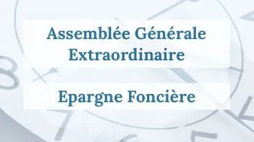 Epargne Foncière : Convocation
