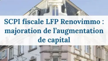 LFP Renovimmo émet de nouvelles parts