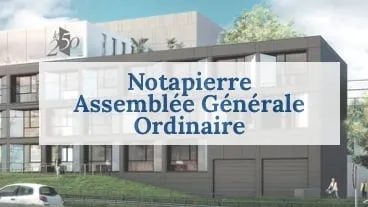 Notapierre : AG ordinaire