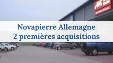 2 premières acquisitions pour Novapierre Allemagne