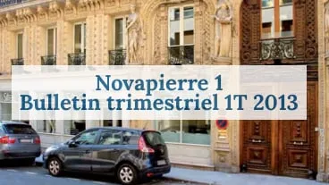Novapierre 1 : BT 1T 2013