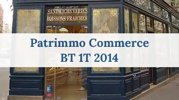 Patrimmo Commerce 1T 2014