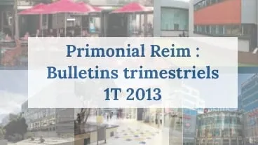 Primonial Reim : BT 1T 2013