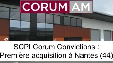 SCPI Corum Convictions : première acquisition