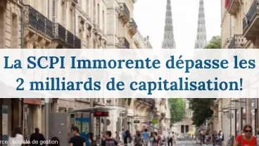 Un premier trimestre historique pour la SCPI Immorente