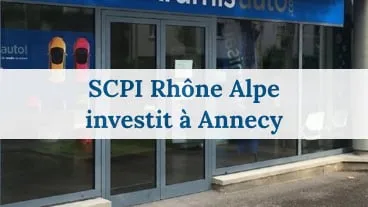 Deuxième acquisition pour la SCPI Rhône Alpes