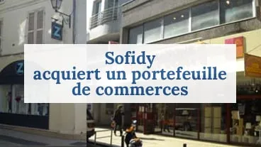 Sofidy : nouvelles acquisitions