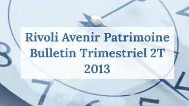 Rivoli Avenir Patrimoine 2T 2013