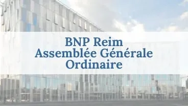 BNP Reim : AG ordinaire